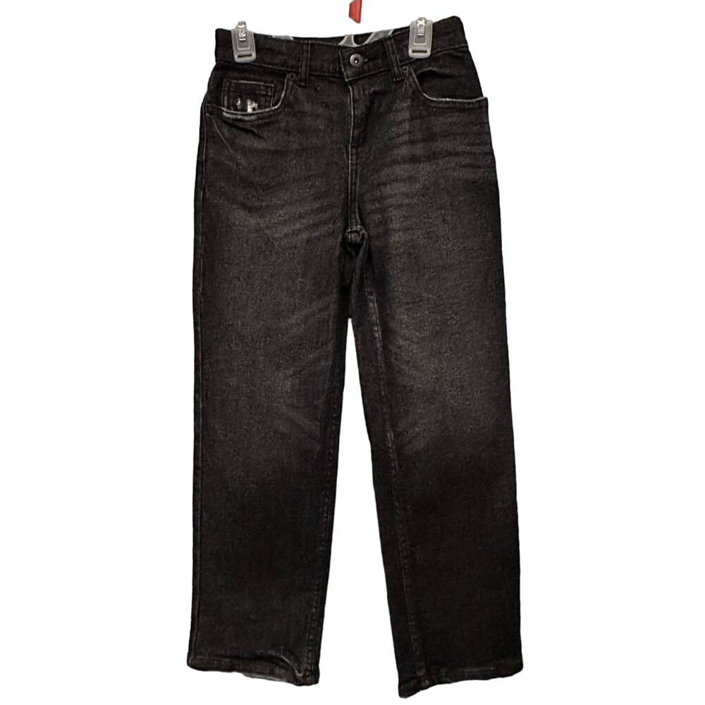 Wonder Nation Boys Loose Fit Skater Denim Jeans SIZE 8 with adjustable waist